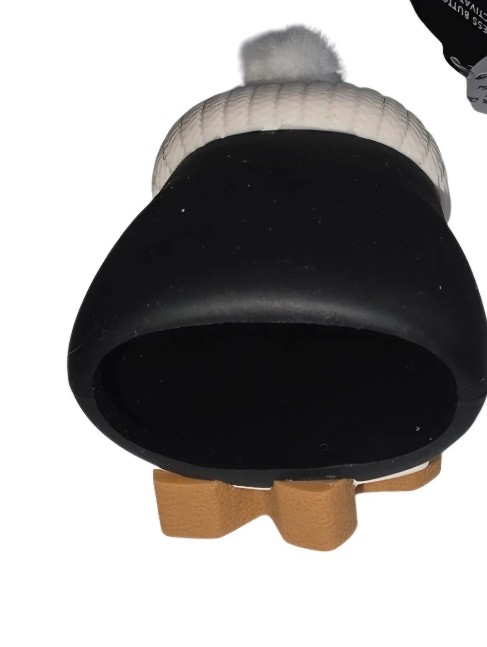 Penguin Keychain Light-Up Charm with White Beanie and Gingerbread Star - Picture 4 of 4
